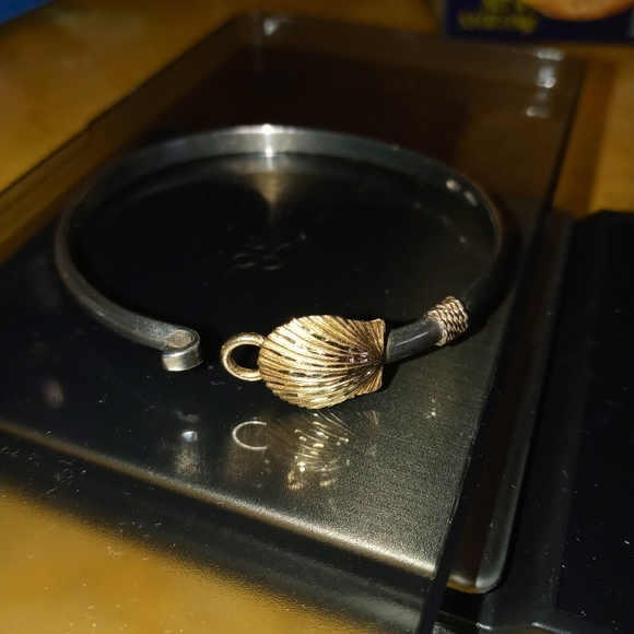 G.R. Sterling 925 14k Seashell Nautical Bracelet - Picture 4 of 8